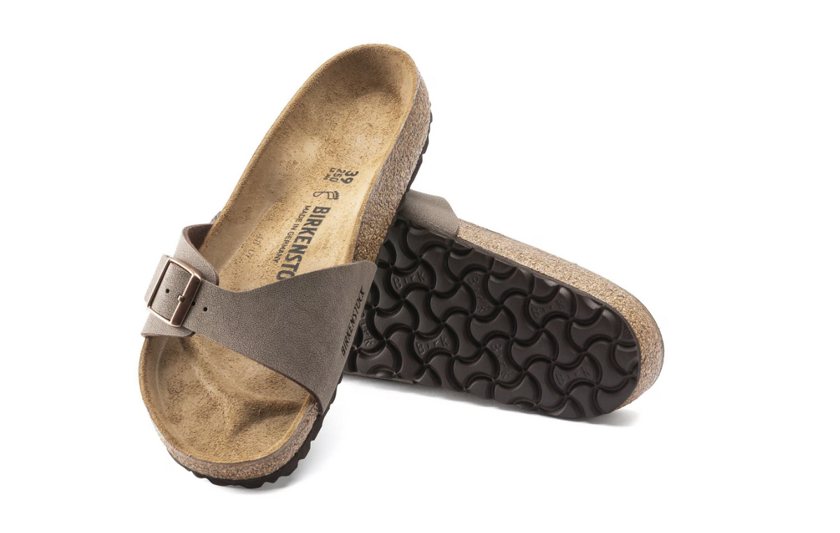 Birkenstock Madrid Birko-Flor Nubuck Mocha Regular