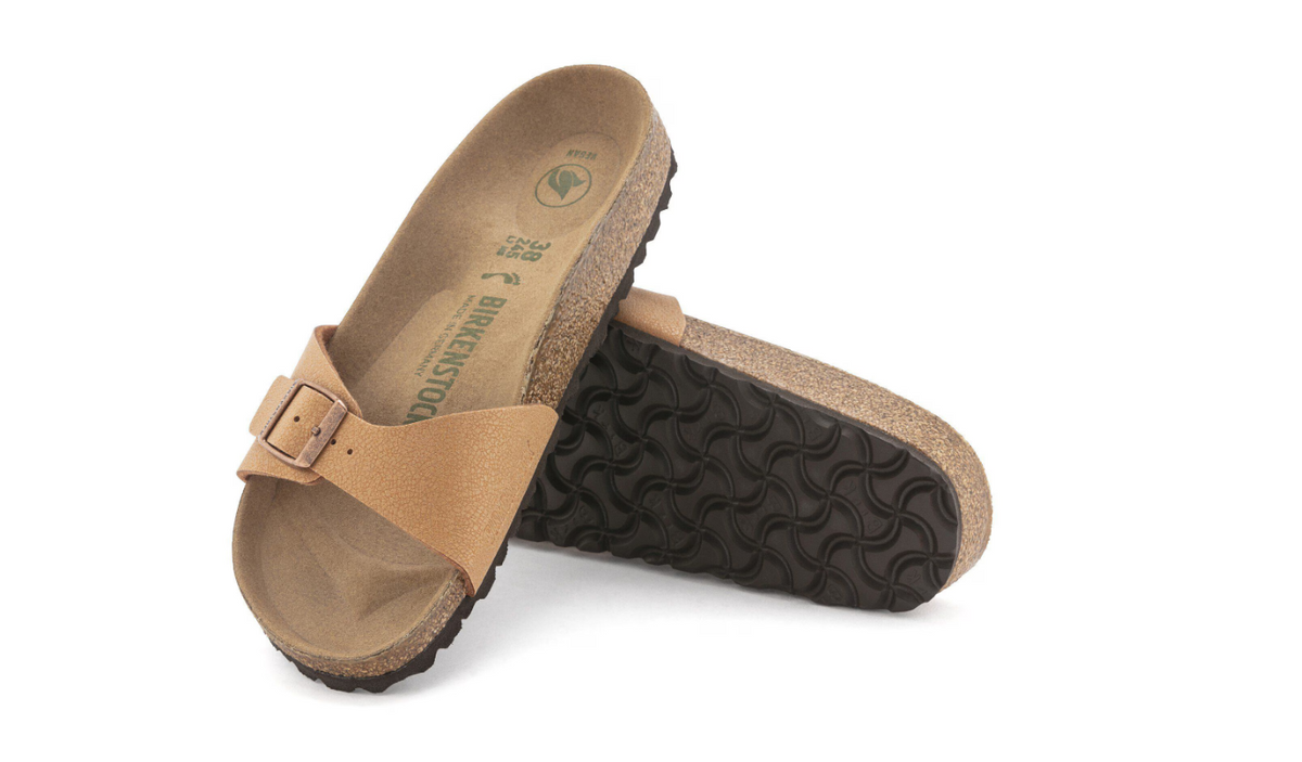 Birkenstock Madrid Vegan Birko-Flor Nubuck Pecan Narrow
