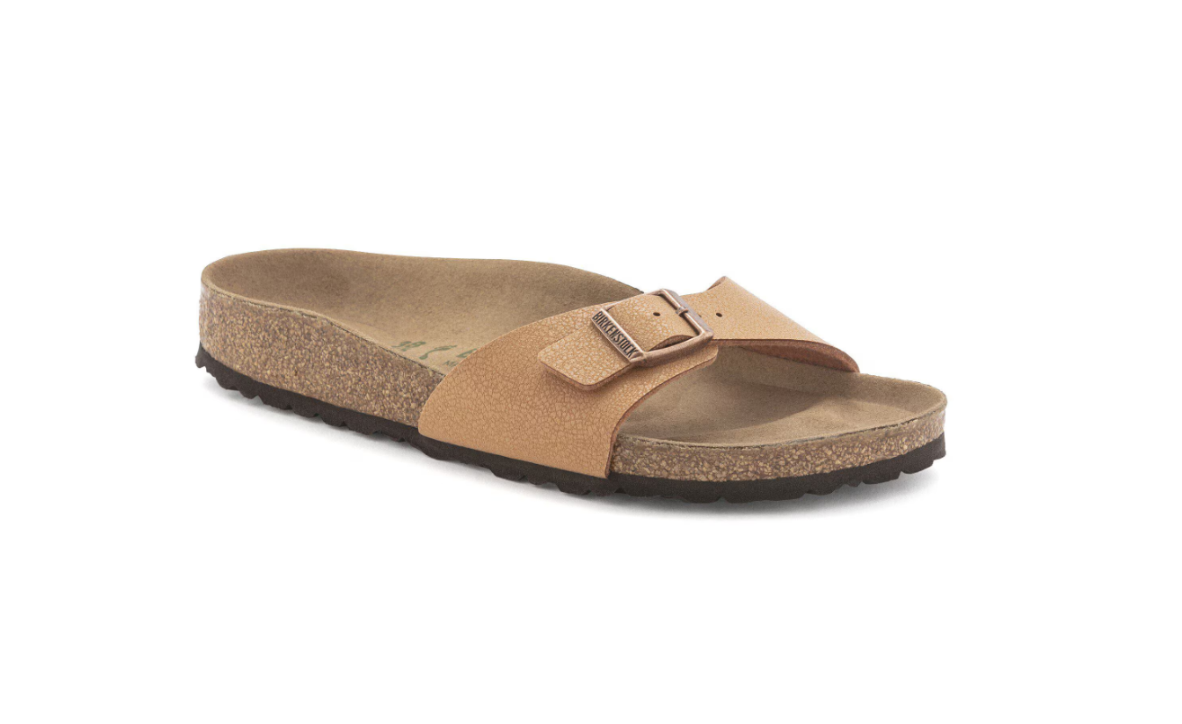 Birkenstock Madrid Vegan Birko-Flor Nubuck Pecan Narrow
