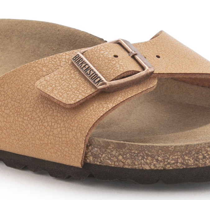 Birkenstock Madrid Vegan Birko-Flor Nubuck Pecan Narrow