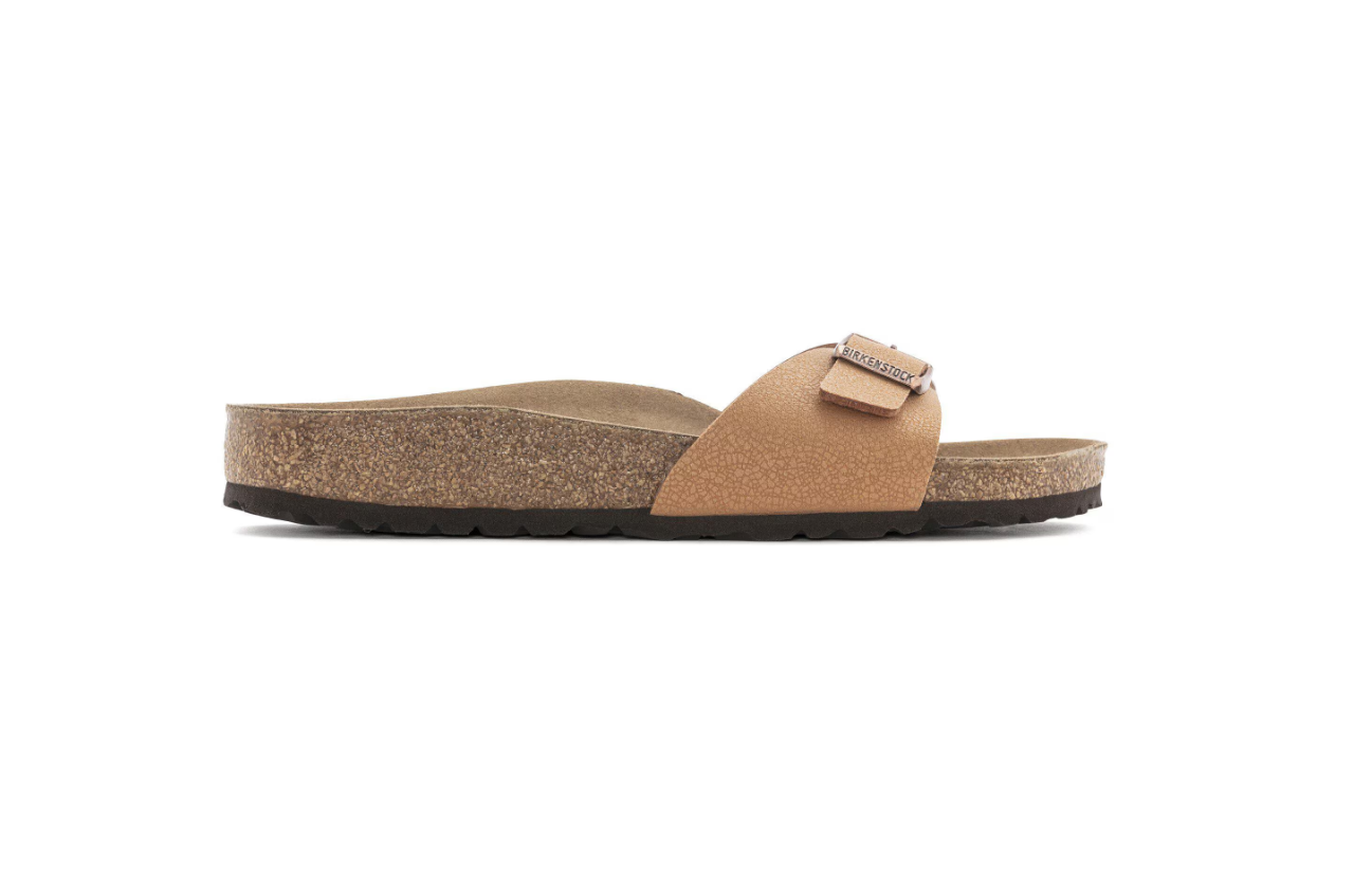 Birkenstock Madrid Vegan Birko-Flor Nubuck Pecan Narrow