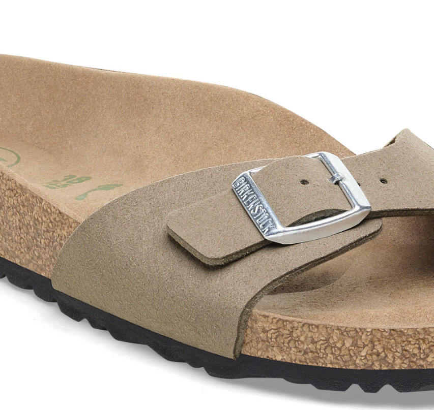 Birkenstock Madrid Synthetik Gray Taupe Vegan Sandal Narrow - Gray Taupe, Narrow