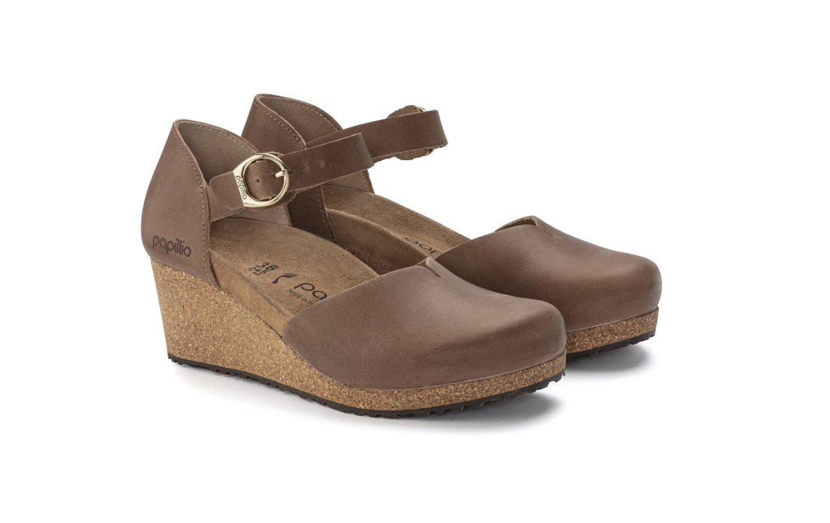 Papillio Mary Ring-Buckle Cognac Oiled Leather Narrow