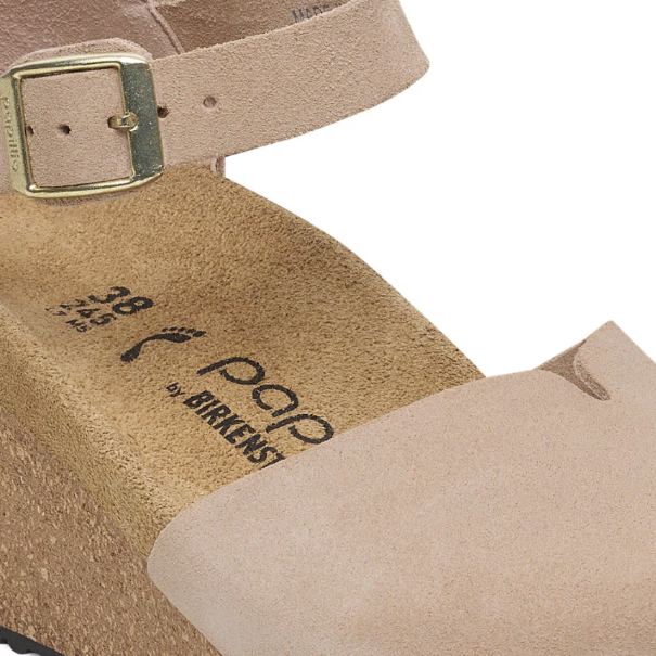 Birkenstock Mary Suede Leather Warm Sand Narrow