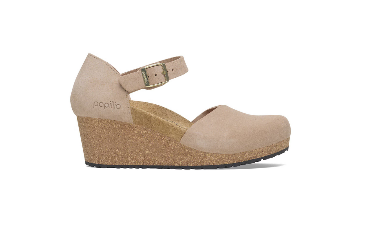 Birkenstock Mary Suede Leather Warm Sand Narrow