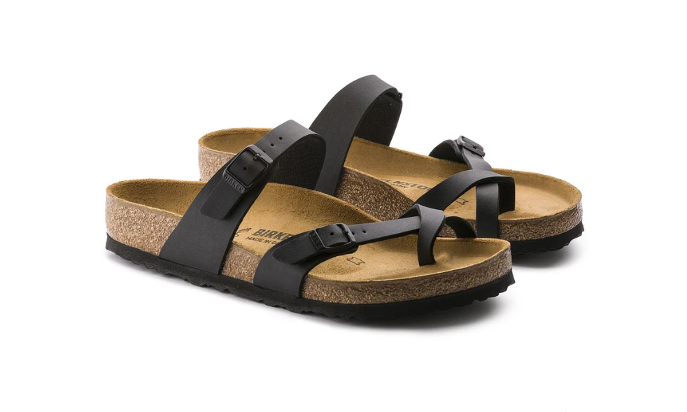 Birkenstock Mayari Birko-Flor Black Sandals - Black, Regular