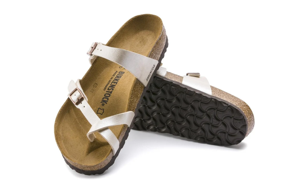Birkenstock Mayari Birko-Flor Graceful Pearl White Regular