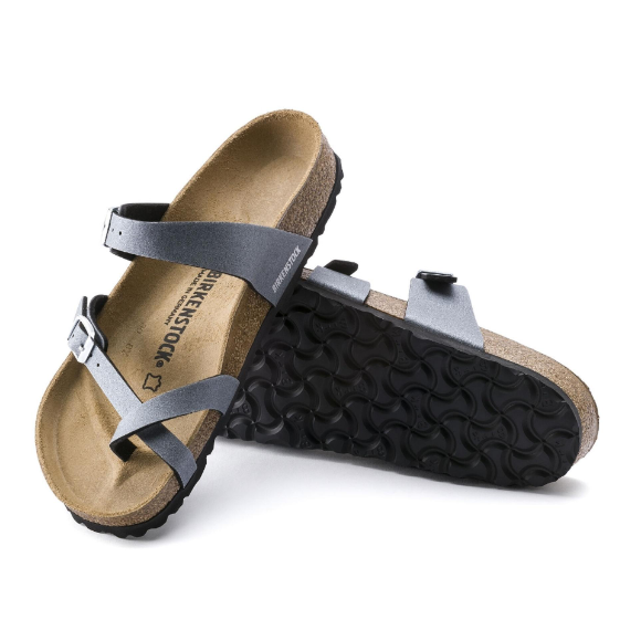 Birkenstock Mayari Birko-Flor Icy Metallic - Anthracite, Regular