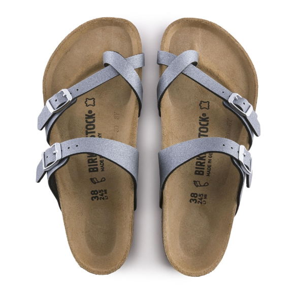 Birkenstock Mayari Birko-Flor Icy Metallic - Anthracite, Regular