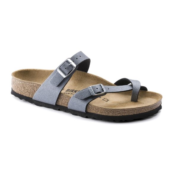 Birkenstock Mayari Birko-Flor Icy Metallic - Anthracite, Regular