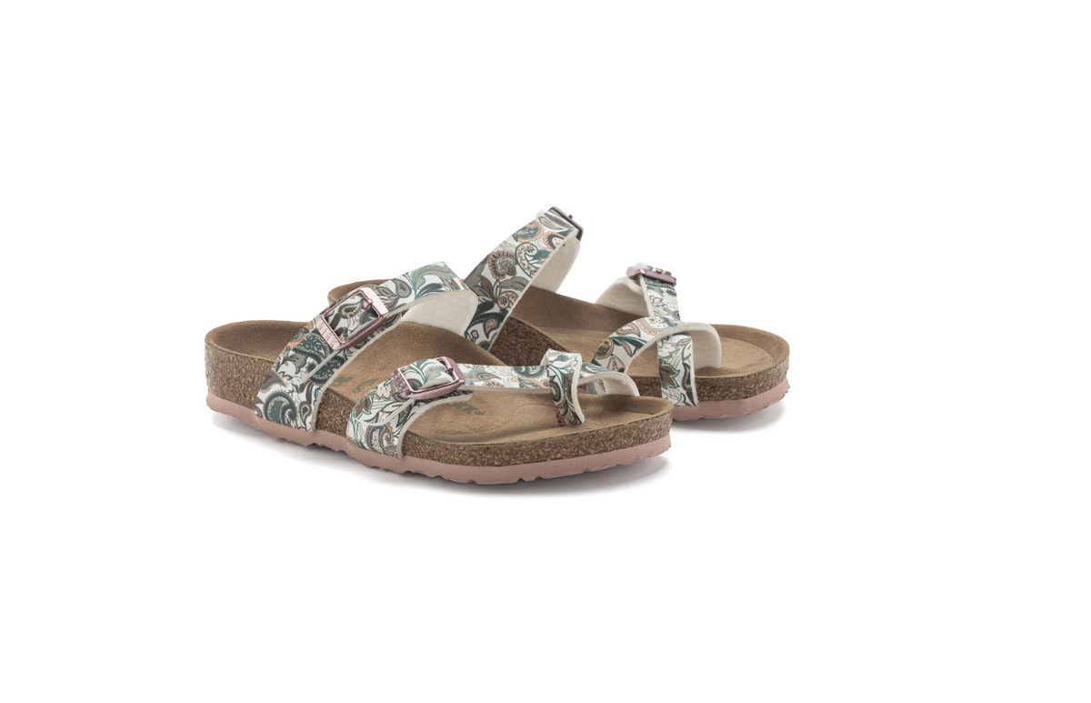 Birkenstock Mayari Kids Birko-Flor Paisley Light Rose Narrow