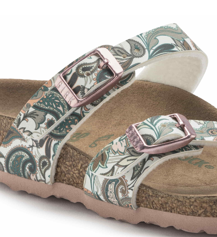 Birkenstock Mayari Kids Birko-Flor Paisley Light Rose Narrow