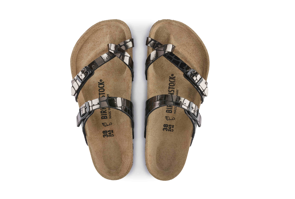 Birkenstock Mayari Micro Fibre Gator Gleam Black Regular
