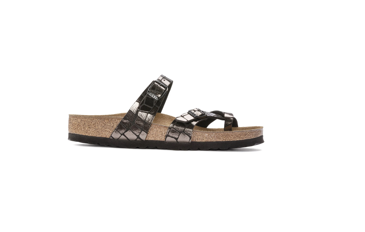Birkenstock Mayari Micro Fibre Gator Gleam Black Regular