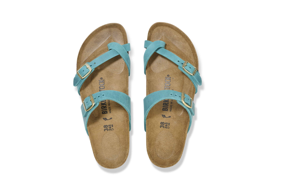 Birkenstock Mayari Oiled Leather Biscay Bay Regular