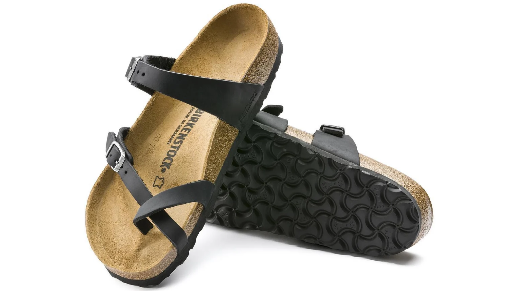 Birkenstock Mayari Oiled Leather Sandal Black Regular