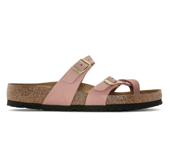 Birkenstock Mayari Soft Footbed Nubuck Leather Old Rose Regular