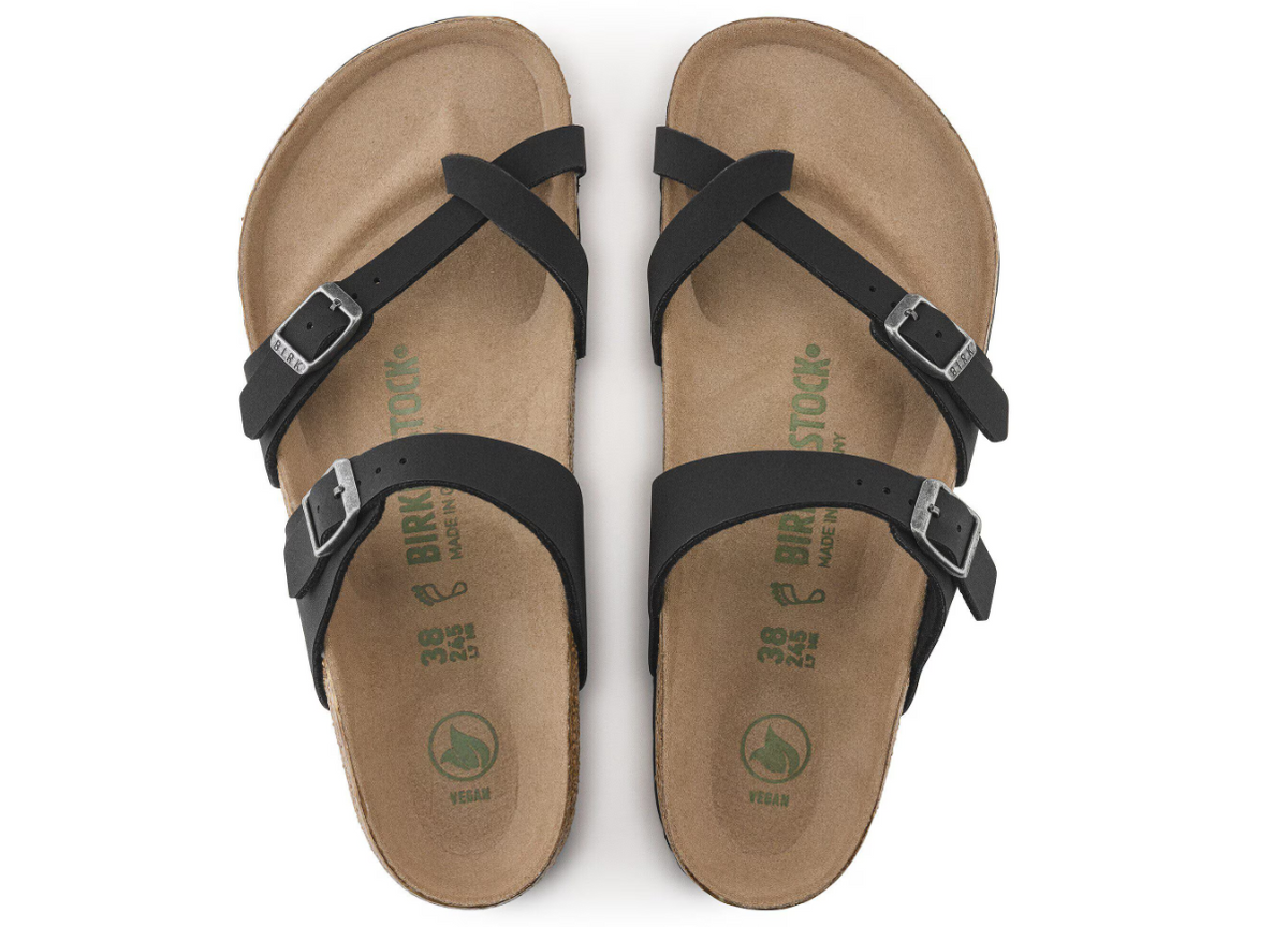 Birkenstock Mayari Vegan Birko-Flor Nubuck Black Regular