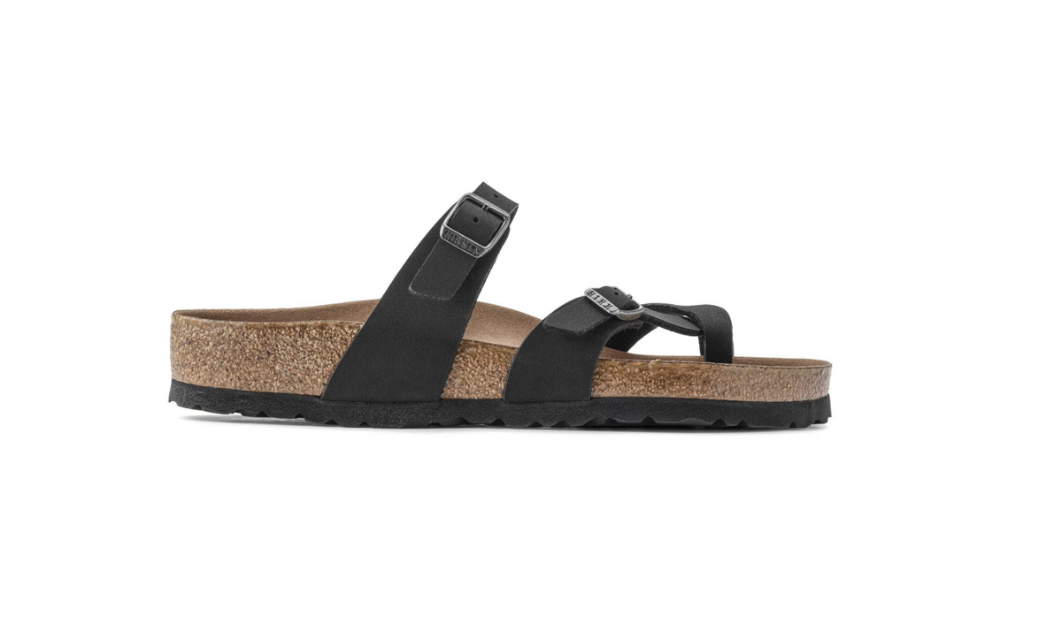 Birkenstock Mayari Vegan Birko-Flor Nubuck Black Regular