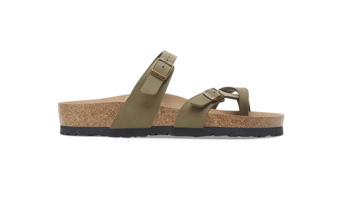 Birkenstock Mayari Vegan Synthetics Pine Green Sandals Regular