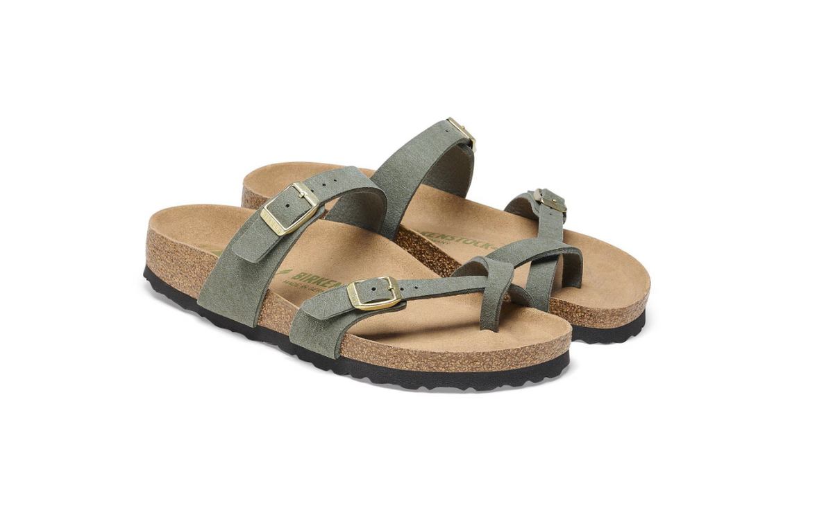 Birkenstock Mayari Vegan Sandals Soft Birki Vegan Thyme Regular