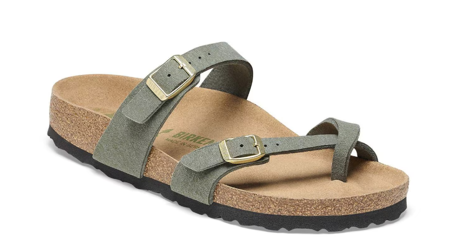 Birkenstock Mayari Vegan Sandals Soft Birki Vegan Thyme Regular