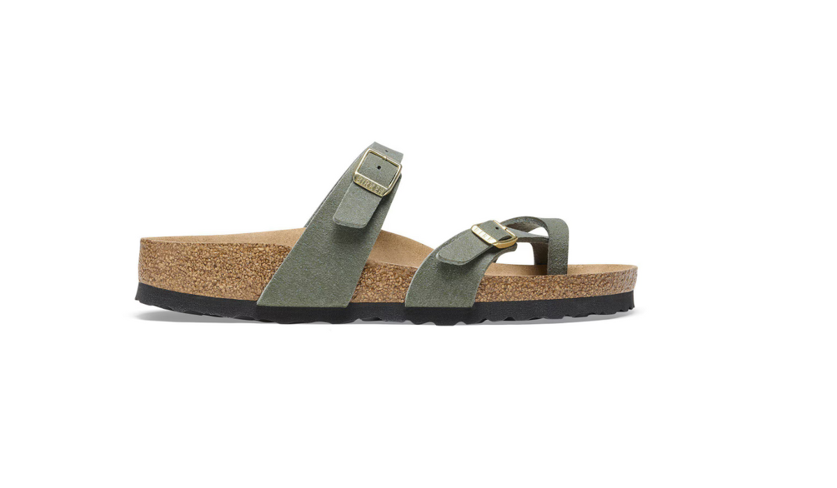 Birkenstock Mayari Vegan Sandals Soft Birki Vegan Thyme Regular