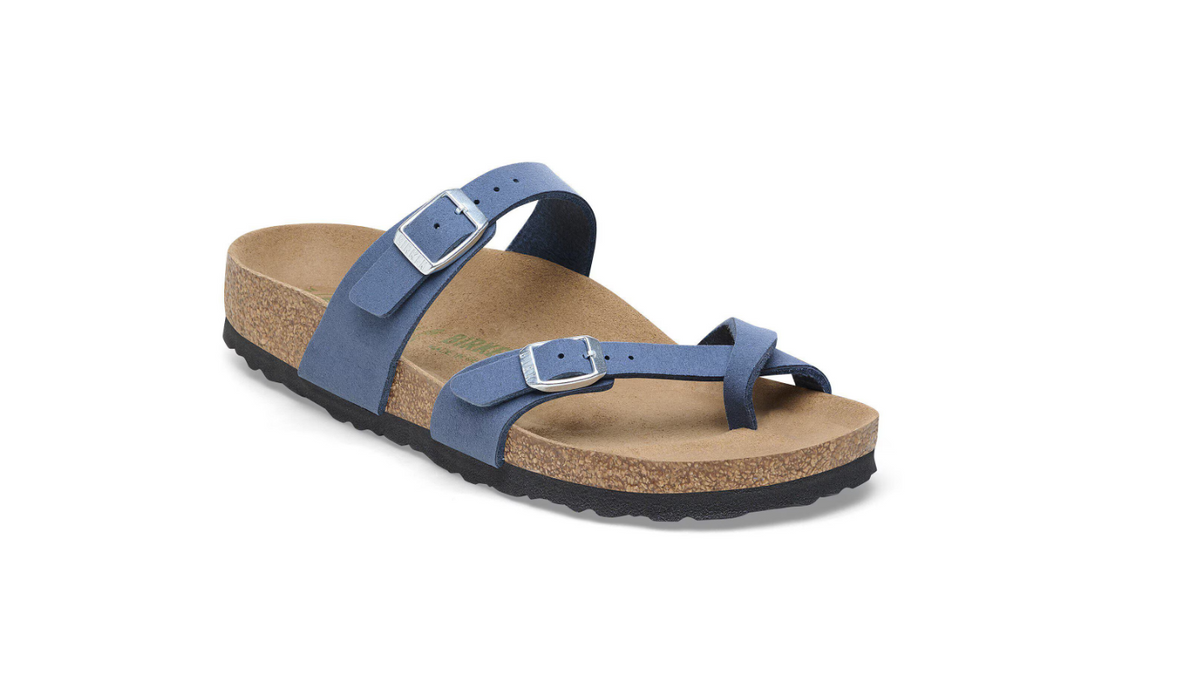 Birkenstock Mayari Vegan Sandals Soft Elemental Blue Regular