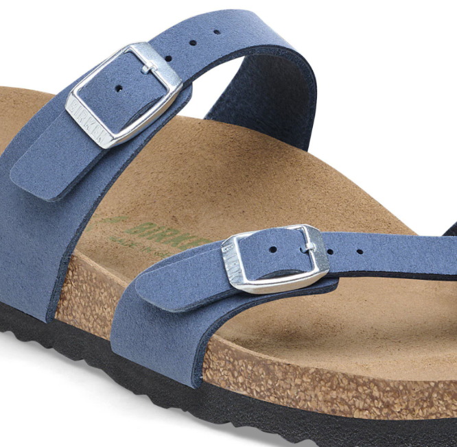 Birkenstock Mayari Vegan Sandals Soft Elemental Blue Regular