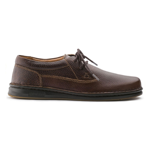 Birkenstock Memphis NL Natural Leather Dark Brown Regular