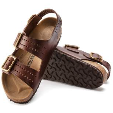 Birkenstock Milano Bold Natural Leather Roast Regular