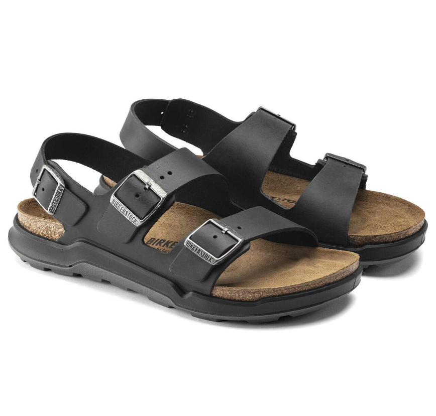 Birkenstock Milano Crosstown Men Oiled Leather Black Regular