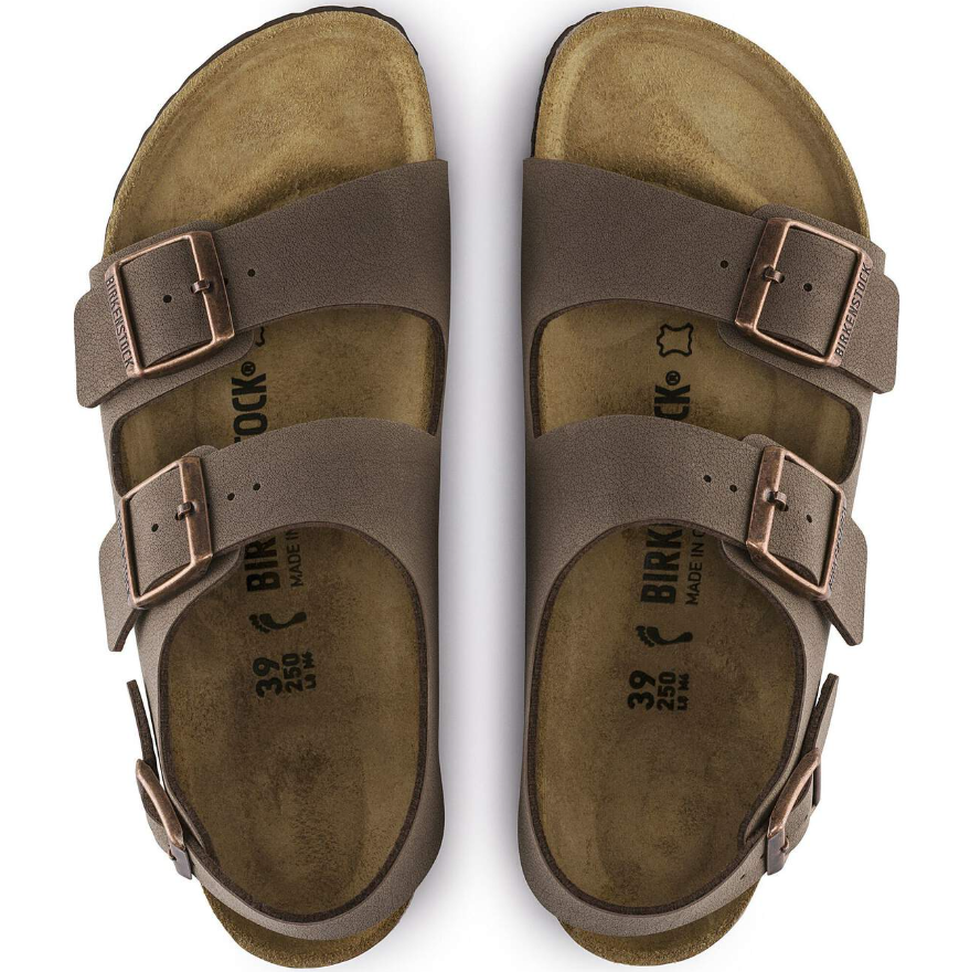 Birkenstock Milano Birkibuc Mocha Sandals Regular