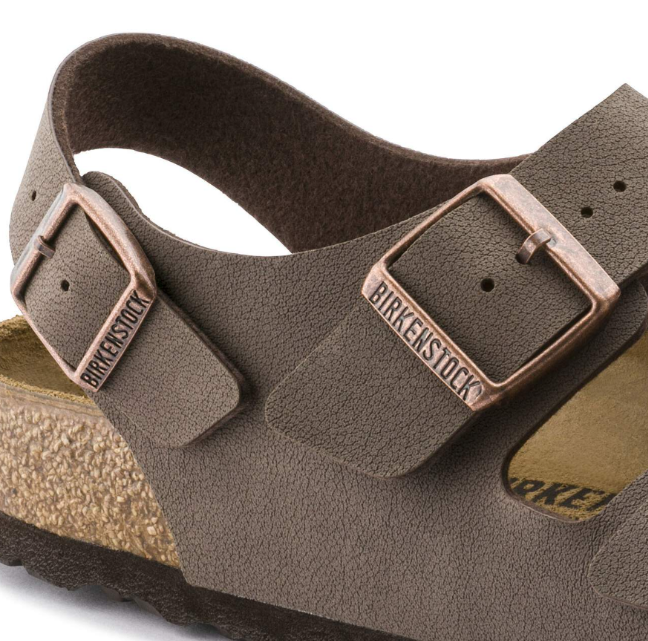 Birkenstock Milano Birkibuc Mocha Sandals Regular