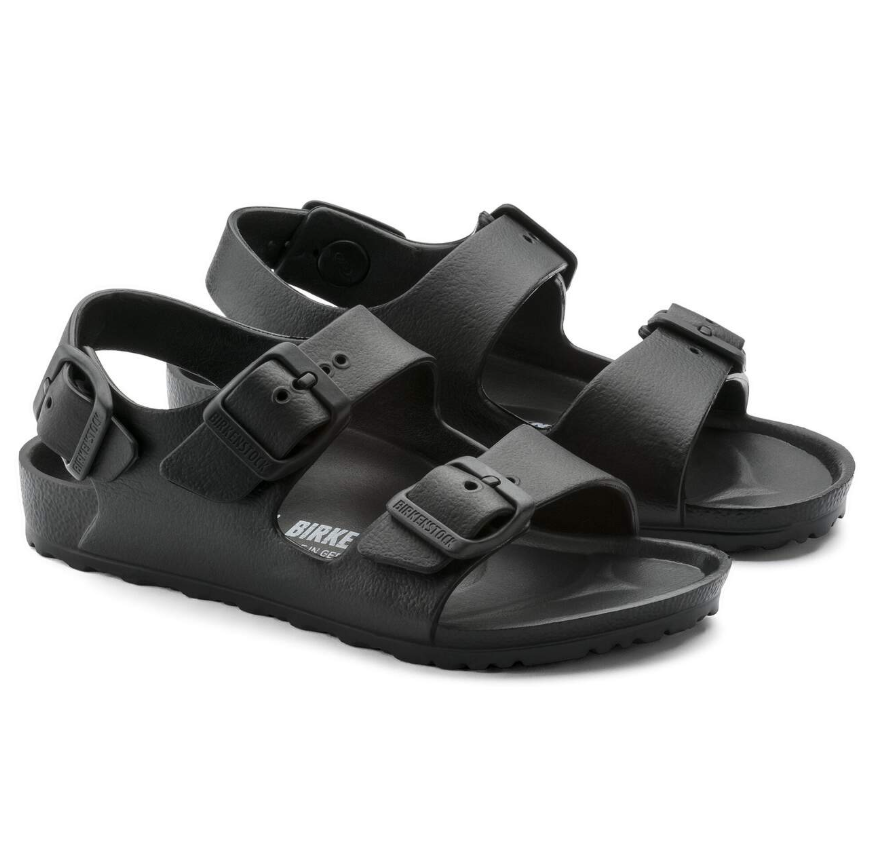 Birkenstock Milano Kids EVA Black Sandals Narrow