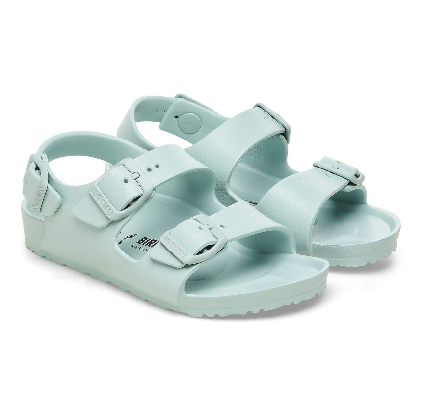 Birkenstock Milano Kids EVA Sandals Surf Green Narrow