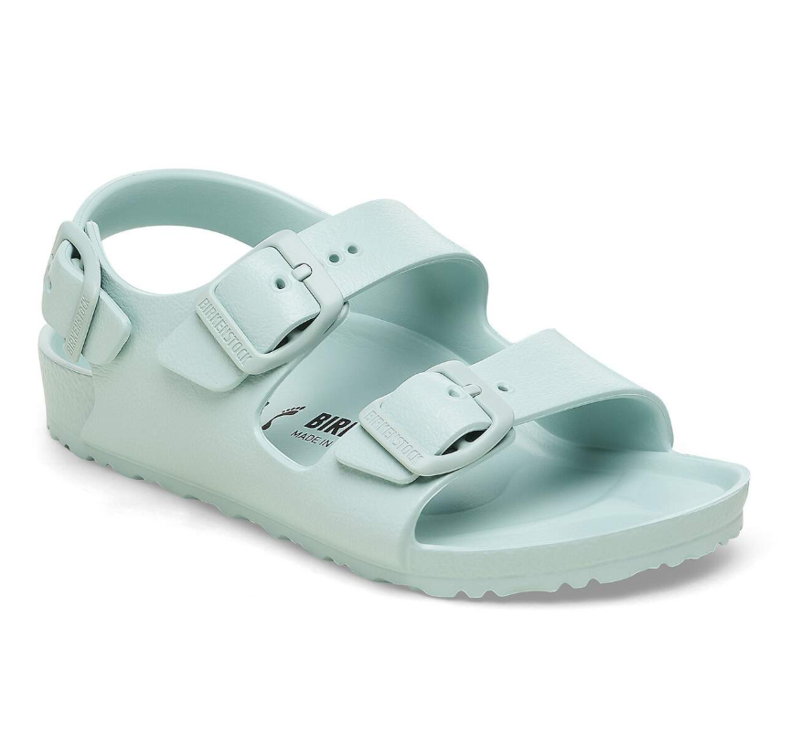 Birkenstock Milano Kids EVA Sandals Surf Green Narrow