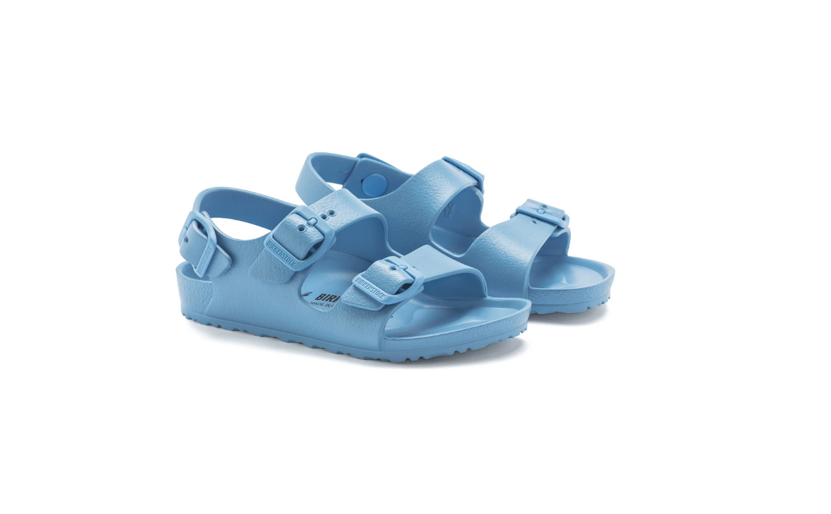 Birkenstock Milano Essentials Kids EVA Sandals Sky Blue Narrow