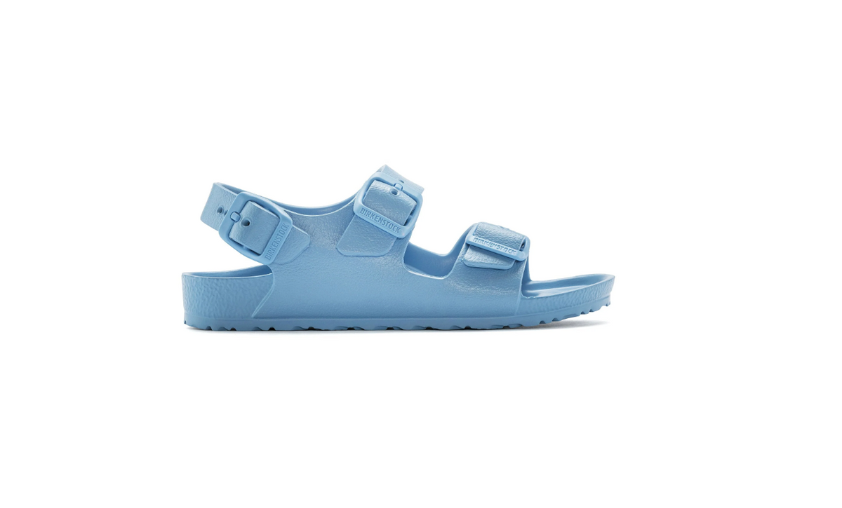 Birkenstock Milano Essentials Kids EVA Sandals Sky Blue Narrow