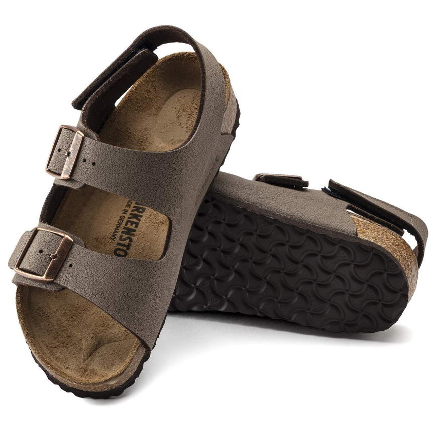 Birkenstock Milano HL Kids Birkibuc Mocha Narrow