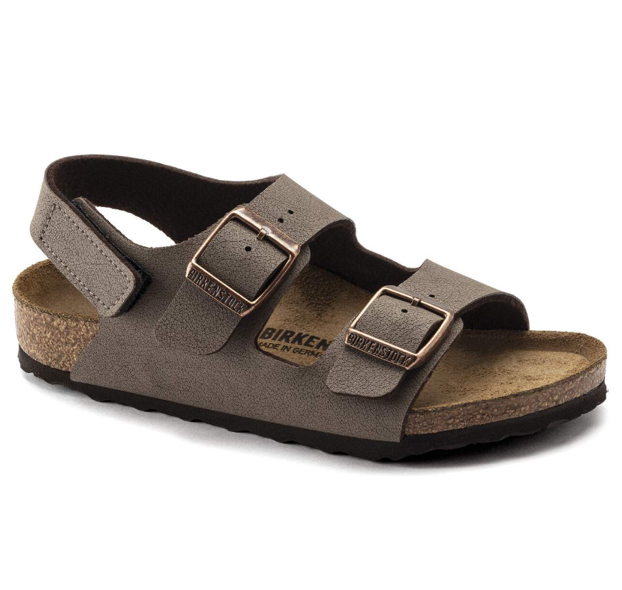 Birkenstock Milano HL Kids Birkibuc Mocha Narrow