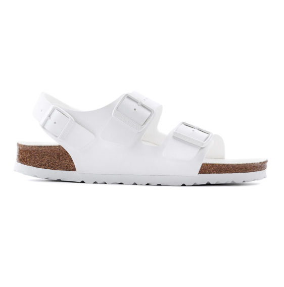 Birkenstock Milano Vegan Birko-Flor Triples White Narrow