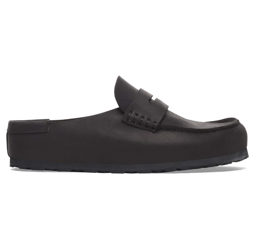 Birkenstock Naples Wrapped Oiled Leather Black Regular