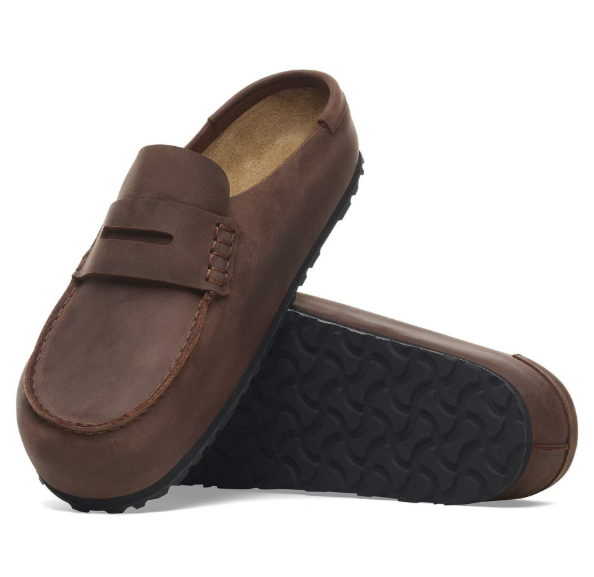 Birkenstock Naples Wrapped Oiled Leather Habana Regular