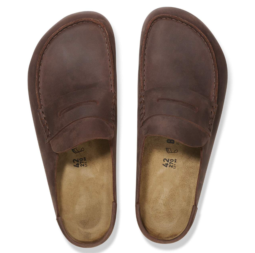 Birkenstock Naples Wrapped Oiled Leather Habana Regular