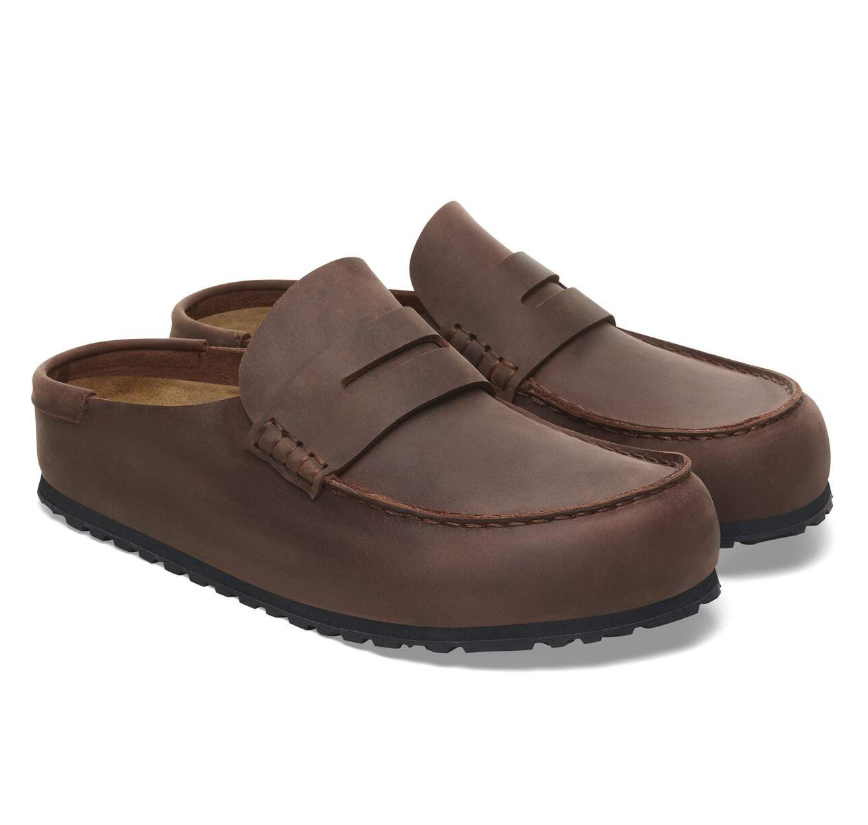 Birkenstock Naples Wrapped Oiled Leather Habana Regular