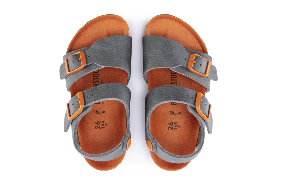 Birkenstock New York Kids Birko-Flor Gray Desert Soil