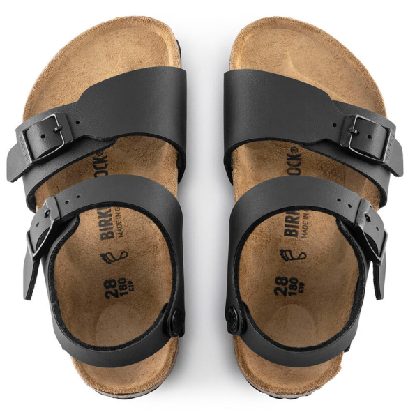 Birkenstock New York Kids Birko-Flor Black Narrow