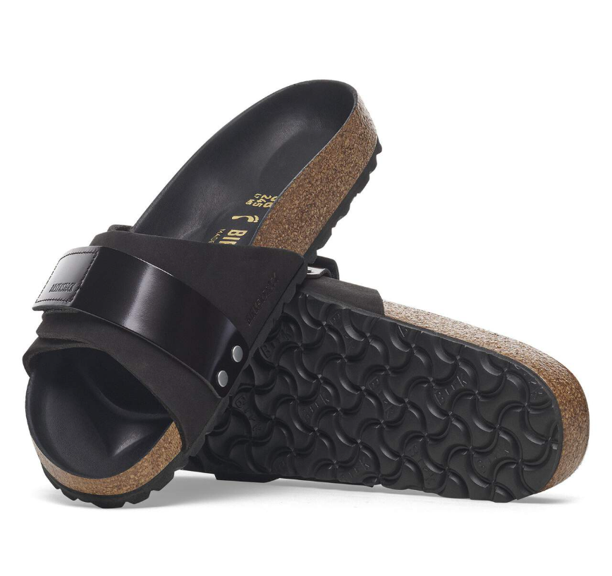 Birkenstock Oita Nubuck Leather Black Narrow