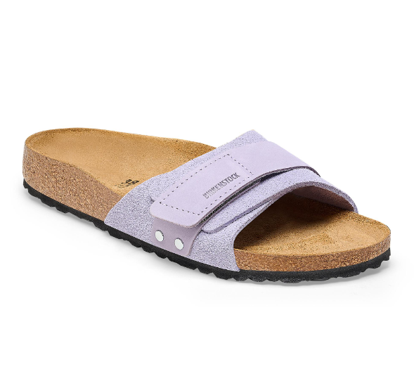 Birkenstock Oita Suede Leather Purple Fog Narrow